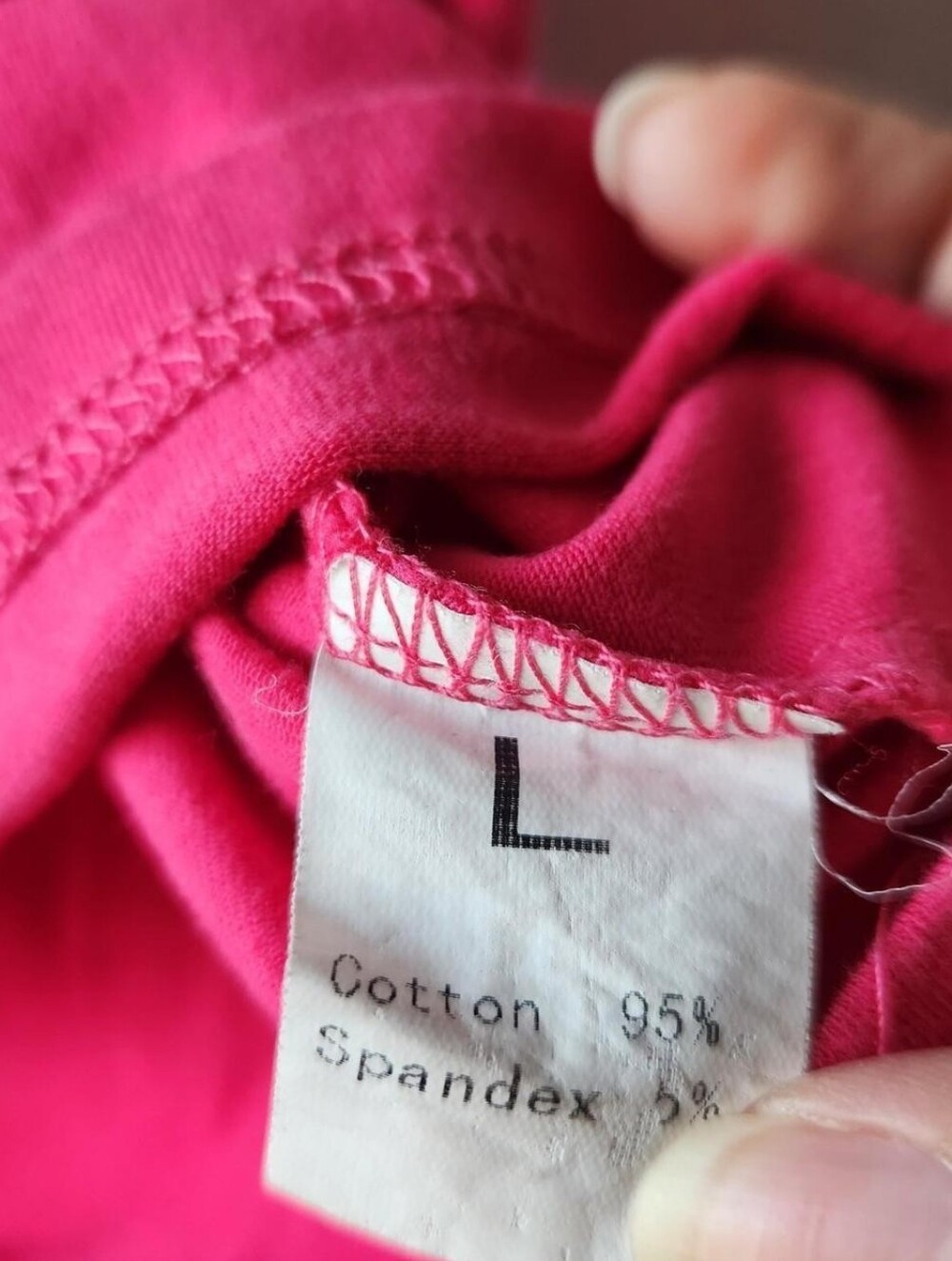 Pink Racerback Crop Tank - Picture 4 of 4